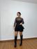 Short Alfaiataria Pregas Cinto Preto