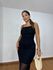 Vestido Tule Preto Alça