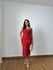 Vestido Tule Vermelho