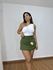 Short Saia Alfaiataria Benditta Verde