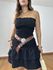 Vestido Tube Lastex Preto