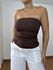 Blusa Tube Benditta Café