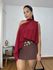 Blusa Feminina Assimétrica Cereja