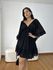 Vestido Feminino Manga Ampla Preto