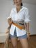 Camisa Feminina Linho Branca 01