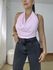 Blusa Feminina Multiformas Crepe Rosa