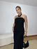 Vestido Frente Única Fivela Preto