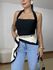 Blusa Frente Única Joana Preta