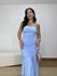 Vestido Tomara que Caia Drapeado Azul