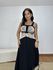 Vestido Midi Vazado Preto Julia