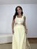 Vestido Midi Vazado Amarelo Julia