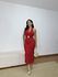 Vestido Midi Gabi Vermelho