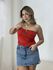 Top Tube Fivela Vermelho