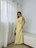 Vestido Longo Luiza Crepe Amarelo