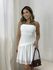 Vestido Crepe Camila Branco