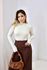 Body Feminino Manga Longa Costas Nua Off