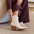 Bota Western Francine Off White