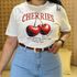 T-shirt Ana Off Cereja