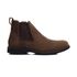 Botina Chelsea De Couro Masculina Musgo