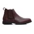 Botina Chelsea de Couro Masculina Brown