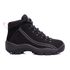 Bota Adventure de Couro Feminina - Canuma Preto e Rosa