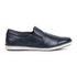 Sapatenis Casual Calprado Couro Plume Azul