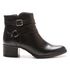 Bota/Coturno Feminina Kader Woman Couro Confort Preto