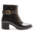 Bota/Coturno Feminina Kader Woman Couro Confort Preto