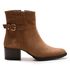 Bota/Coturno Feminina Kader Woman Couro Camurça Taupe