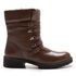 Bota/Coturno Feminina Kader Woman Couro Plume Chocolate