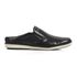 Sapatenis Casual Calprado Couro Confort Preto