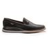 SAPATILHA CASUAL MASCULINO PRETO EM COURO