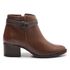 Bota Coturno Feminino Kader Woman Cacau Salto Alto com Zíper