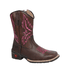 Bota Texana Feminina Juvenil Napa Café com Bordado Pink - R$ 370,59 OS: Produtos não disponíveis em estoque 7 dias para embarque!