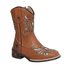 Bota Texana Feminina Juvenil Caramelo Bordado Laser Prata - R$ 403,59 OS: Produtos não disponíveis em estoque 15 dias para embarque!