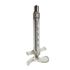 Seringa/Vacinador de 5ml com Bico Luer Lock em Inox - Corpo em Policarbonato