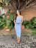 Vestido Eva sem Alças - Azul
