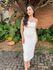 Vestido Eva sem Alças - Off White