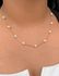 chocker de perolas delicada