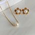 Conjunto de chocker com perola