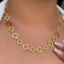Chocker de trevo liso e cravejado 