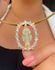 Chocker aro com pingente de nossa senhora 
