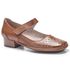 Sapato Boneca New Mariah em Couro cor Conhaque J.Gean.