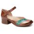 Sapato Boneca Salto Grosso Em Couro Marrom Dual Comfort J.Gean
