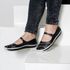 Sapatilha feminina J.Gean Wave em Couro cor Preto cod. FI0001