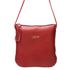 Bolsa transversal ou Tiracolo Feminina de Couro Cor Cherry J.Gean .