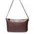 Bolsa transversal ou Tiracolo Feminina de Couro Cor Café J.Gean .