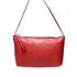 Bolsa transversal ou Tiracolo Feminina de Couro Cor Cherry J.Gean 