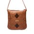 Bolsa artesanal feminina Em Couro Cor Mel .Gean .