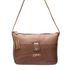 Bolsa transversal ou Tiracolo Feminina de Couro Cor Areia J.Gean .